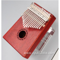 Textured red thumb piano